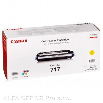 Canon originální toner CRG717, yellow, 4000str., 2575B002, Canon MF-8450