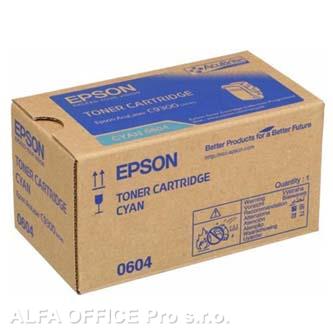 Epson originální toner C13S050604, cyan, 7500str., Epson Aculaser C9300N