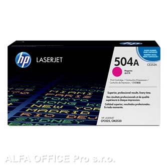 HP originální toner CE253A, magenta, 7000str., HP 504A, HP Color LaserJet CP3525