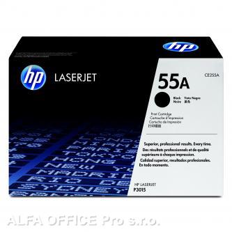 HP originální toner CE255A, black, 6000str., HP 55A, HP LaserJet P3015, LaserJet Pro 500 M