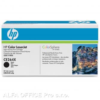HP originální toner CE264X, black, 17000str., HP 646X, HP LaserJet CM4540
