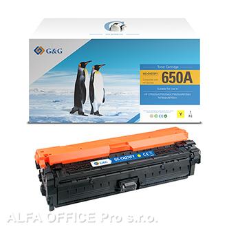  G&G kompatibilní toner s CE272A, yellow, 15000str., NT-CH272FY, HP 650A, pro HP 