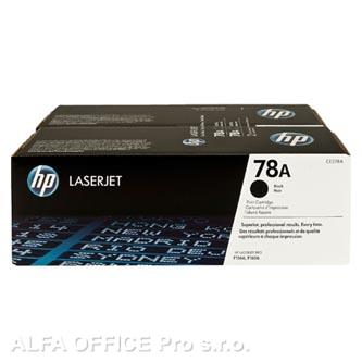HP originální toner CE278AD, black, 4200 (2x2100)str., HP 78A, HP LaserJet Pro P1566, M153