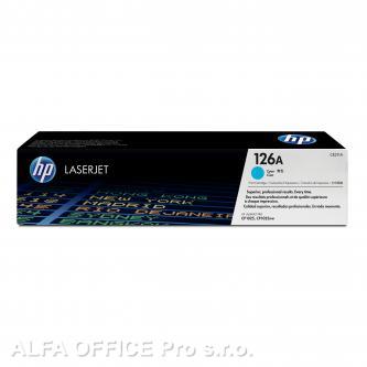 HP originální toner CE311A, cyan, 1000str., HP 126A, HP LaserJet Pro CP1025, 1025nw, MFP M