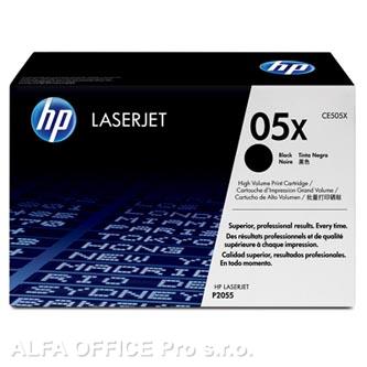 HP originální toner CE505X, black, 6500str., HP 05X, high capacity, HP LaserJet P2055
