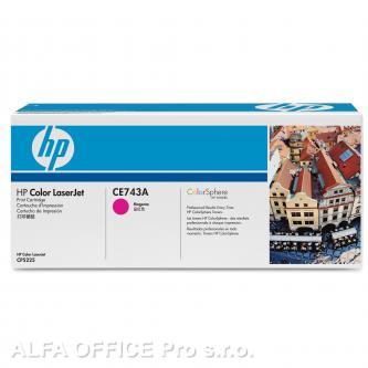 HP originální toner CE743A, magenta, 7300str., HP 307A, HP Color LaserJet CP5225