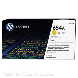 HP originální toner CF332A, yellow, 15000str., HP 654A, HP Color LaserJet Enterprise M651d