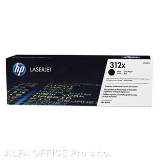 HP originální toner CF380X, black, 4400str., HP 312X, HP Color LaserJet Pro MFP M476dn, MF