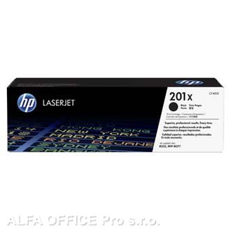 HP originální toner CF400X, black, 2800str., HP 201X, HP Color LaserJet MFP 277, Pro M252,