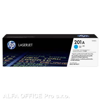 HP originální toner CF401A, cyan, 1400str., HP 201A, HP Color LaserJet MFP 277, Pro M252,P