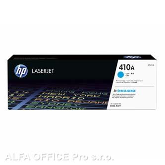 HP originální toner CF411A, cyan, 2300str., HP 410A, HP LJ Pro M452, LJ Pro MFP M477, 600g
