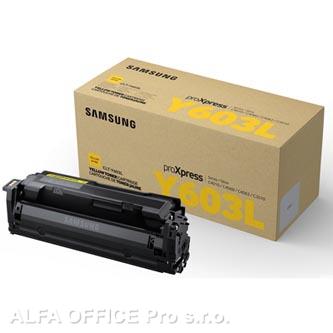 HP originální toner SU557A, CLT-Y603L, yellow, 10000str., Y603L, high capacity, Samsung