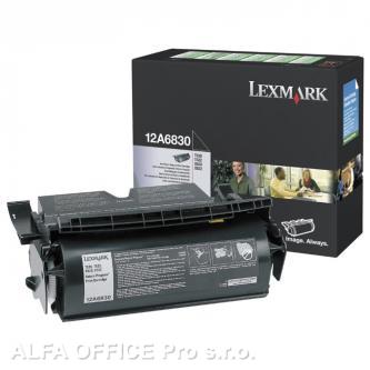  Lexmark originální toner 12A6830, black, 7500str., return, Lexmark T520, 522, X5 