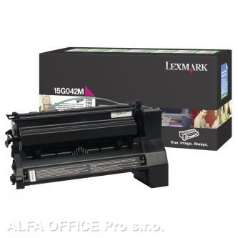  Lexmark originální toner 15G042M, magenta, 15000str., return, Lexmark C752, C76x 