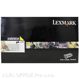  Lexmark originální toner 24B5834, yellow, 18000str., return, extra high capacity 