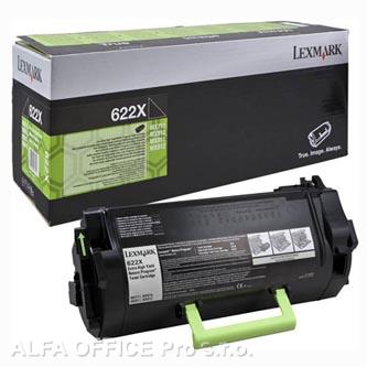  Lexmark originální toner 62D2X00, black, 45000str., 622X, return, extra high cap 