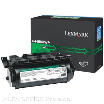  Lexmark originální toner T644, black, 32000str., 64480XW, extra high capacity, L 