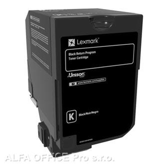  Lexmark originální toner 74C20K0, black, 3000str., return, Lexmark CS720de,CS720 