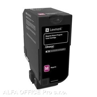  Lexmark originální toner 74C2SM0, magenta, 7000str., return, Lexmark CS720de,CS7 