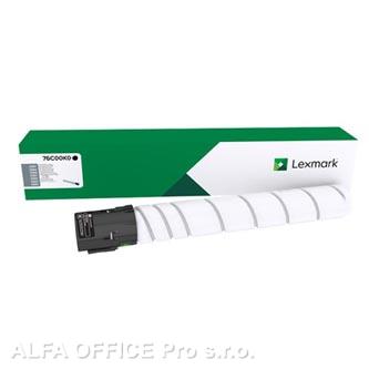  Lexmark originální toner 76C00K0, black, 18500str., Lexmark CS921, CS923, CX920, 