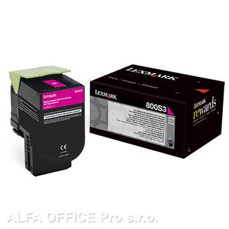  Lexmark originální toner 80C0S30, magenta, 2000str., Lexmark CX310dn, CX310n 