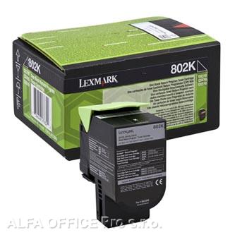  Lexmark originální toner 80C20K0, black, 1000str., return, Lexmark CX310dn, CX31 