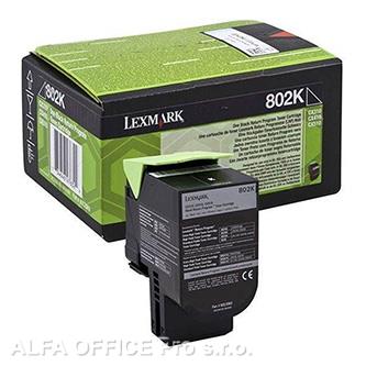  Lexmark originální toner 80C20KE, black, 1000str., return, Lexmark CX310dn, CX31 