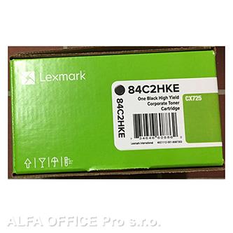  Lexmark originální toner 84C2HKE, black, 25000str., return, high capacity, Lexma 