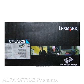  Lexmark originální toner C746A3CG, cyan, 7000str., Lexmark C746DN 