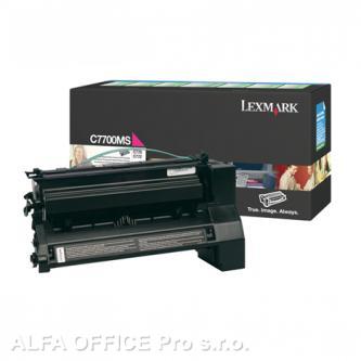  Lexmark originální toner C7700MS, magenta, 6000str., Lexmark C770, C772 