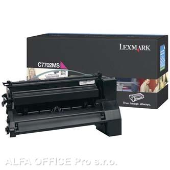  Lexmark originální toner C7702MS, magenta, 6000str., Lexmark C77X 
