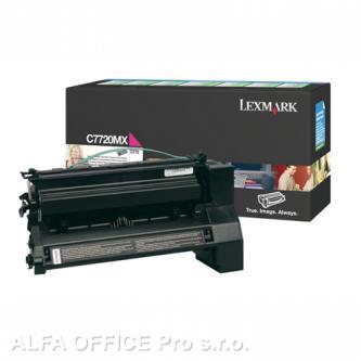  Lexmark originální toner C7720MX, magenta, 15000str., return, Lexmark C772 