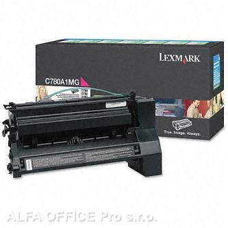  Lexmark originální toner C780A1MG, magenta, 6000str., return, Lexmark C780, C782 