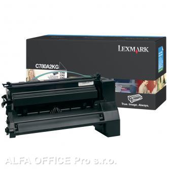  Lexmark originální toner C780A2BG, black, 6000str., Lexmark C780, C782 