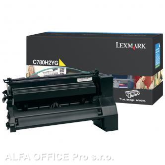  Lexmark originální toner C780H2YG, yellow, 10000str., Lexmark C780, C782, X782 