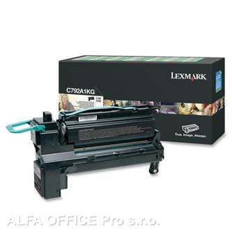  Lexmark originální toner C792A1KG, black, 6000str., Lexmark C792, X792 