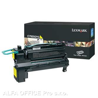  Lexmark originální toner C792X2YG, yellow, 20000str., extra high capacity, Lexma 