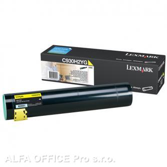  Lexmark originální toner C930H2YG, yellow, 24000str., Lexmark C930 