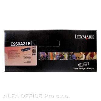  Lexmark originální toner E260A31E, black, 3500str., Lexmark E260, E360, E460 