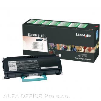  Lexmark originální toner E360H11E, black, 9000str., E360H31, return, high capaci 