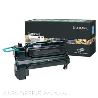  Lexmark originální toner X792X1KG, black, 20000str., return, Lexmark X792 serie 