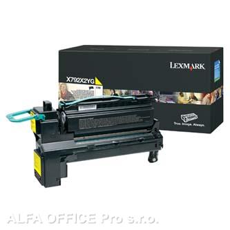  Lexmark originální toner X792X2YG, yellow, 20000str., extra high capacity, Lexma 