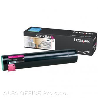  Lexmark originální toner X945X2M, magenta, 22000str., Lexmark X945 