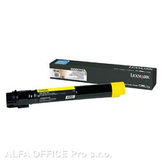  Lexmark originální toner X950X2YG, yellow, 24000str., extra high capacity, Lexma 