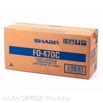 Sharp originální toner FO47DC, black, 8000str., Sharp FO47DC, FO4700, FO5700