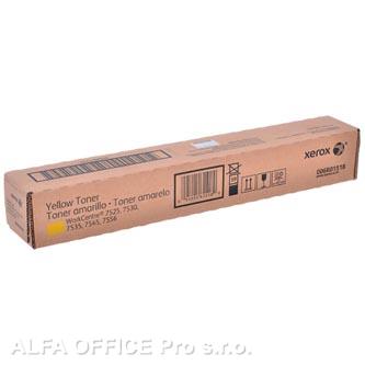 Xerox originální toner 006R01518, yellow, 15000str., Xerox WorkCentre 7525, 7530