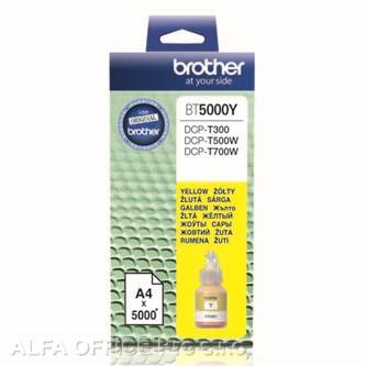 Brother originální ink BT-5000Y, yellow, 5000str., Brother DCP T300, DCP T500W, DCP T700W