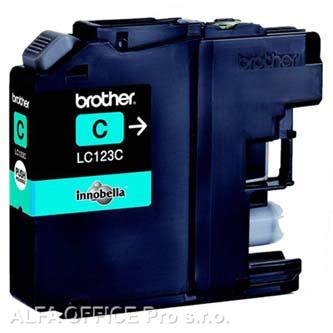 Brother originální ink LC-123C, cyan, 600str., Brother MFC-J4510 DW