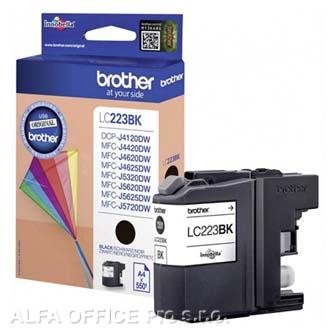 Brother originální ink LC-223BK, black, 600str., 1ks, Brother MFC-J4420DW, MFC-J4620DW, MF