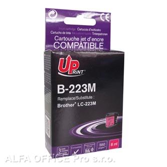 UPrint kompatibilní ink s LC-223M, LC-223M, magenta, 550str., 8ml, B-223M, 1ks, pro Brothe